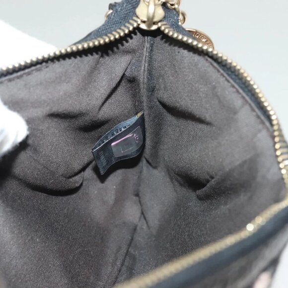 FENDI Accessory Pouch Sequin Pink Gold Auth 128846V - Picture 13 of 16